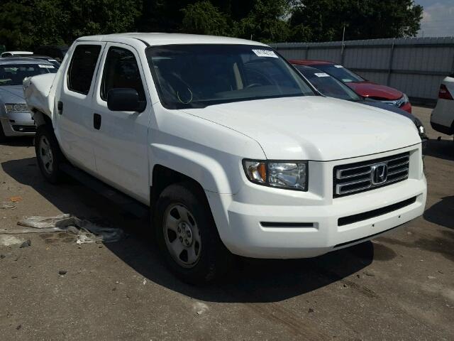 2HJYK16278H510716 - 2008 HONDA RIDGELINE WHITE photo 1