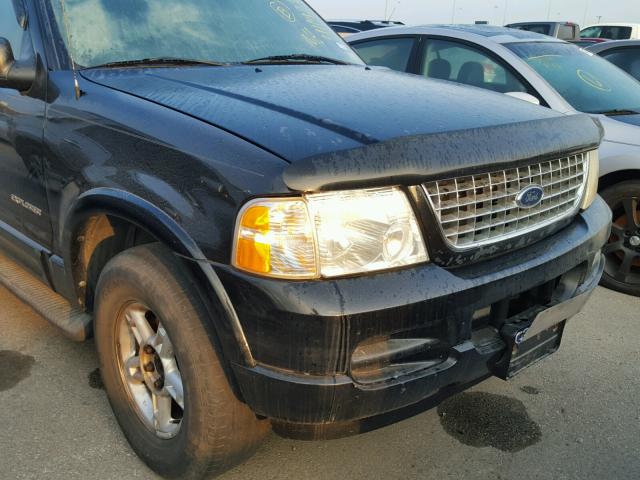 1FMZU73E52UB51855 - 2002 FORD EXPLORER X BLACK photo 9