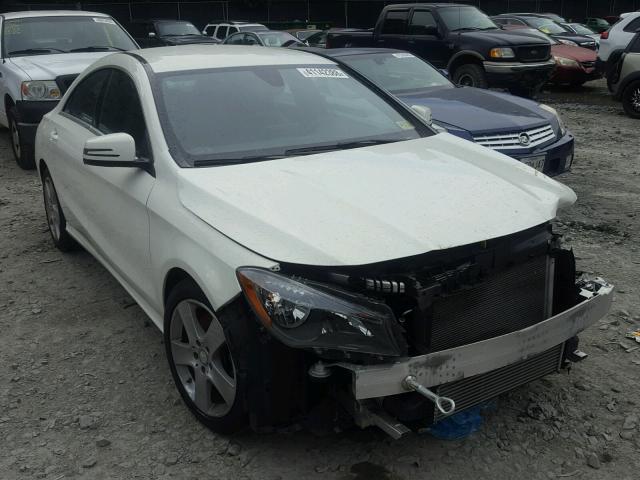 WDDSJ4EBXFN177826 - 2015 MERCEDES-BENZ CLA 250 WHITE photo 1