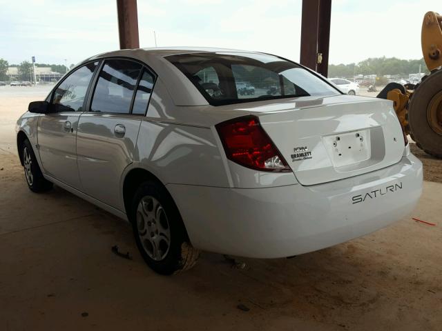 1G8AJ52F44Z190686 - 2004 SATURN ION LEVEL WHITE photo 3