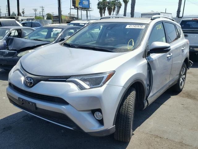 JTMWFREV7JD119546 - 2018 TOYOTA RAV4 ADVEN SILVER photo 2