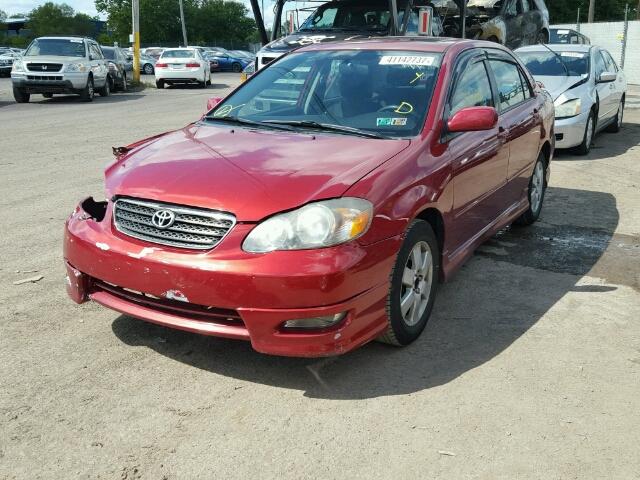 2T1BR32E88C910506 - 2008 TOYOTA COROLLA CE MAROON photo 2