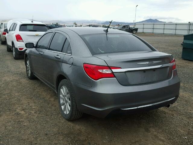 1C3CCBBB6CN226389 - 2012 CHRYSLER 200 TOURIN SILVER photo 3