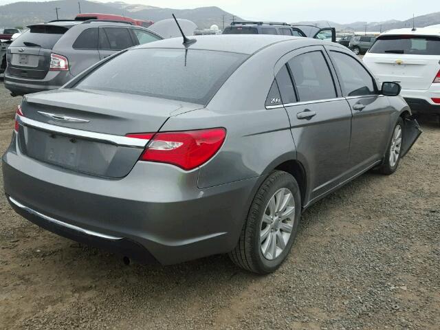 1C3CCBBB6CN226389 - 2012 CHRYSLER 200 TOURIN SILVER photo 4