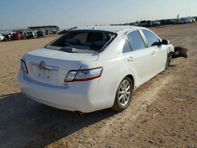 4T1BB3EK6AU122480 - 2010 TOYOTA CAMRY HYBR WHITE photo 4