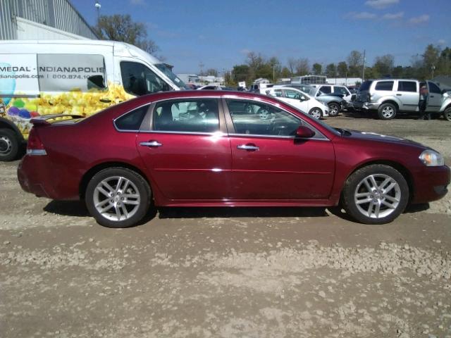 2G1WC5EMXB1133035 - 2011 CHEVROLET IMPALA LTZ RED photo 9