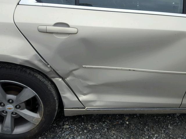 1G1ZC5EU3BF399132 - 2011 CHEVROLET MALIBU 1LT ოქროსფერი ფოტო 9