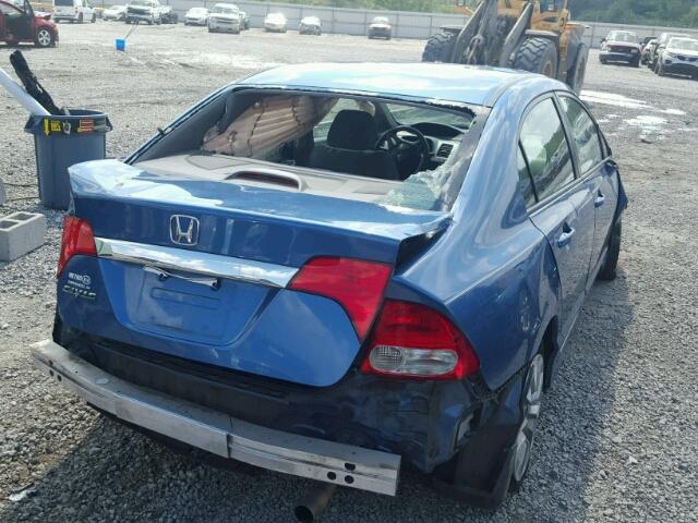 1HGFA16849L002289 - 2009 HONDA CIVIC EX 蓝色 照片 4