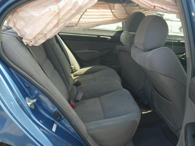 1HGFA16849L002289 - 2009 HONDA CIVIC EX 蓝色 照片 6