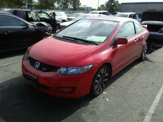 2HGFG2A55BH700799 - 2011 HONDA CIVIC SI RED photo 2