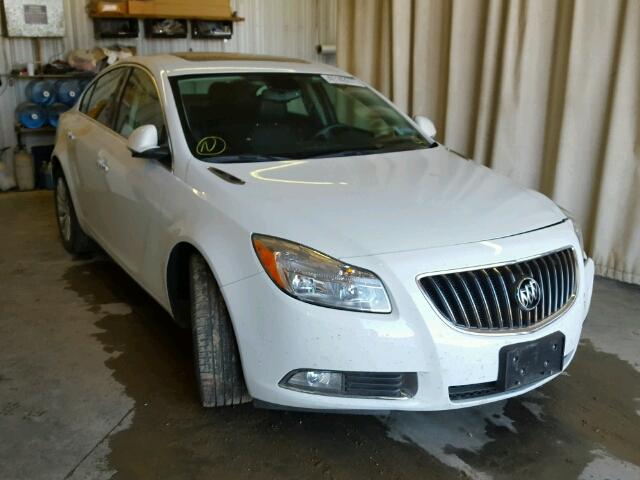 2G4GS5EK0C9205145 - 2012 BUICK REGAL WHITE photo 1