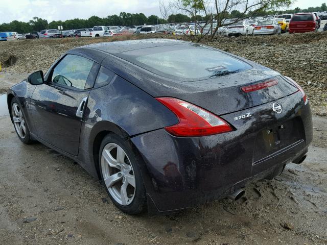 JN1AZ4EH2AM505289 - 2010 NISSAN 370Z MAROON photo 3