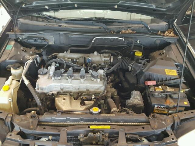 3N1CB51D86L527871 - 2006 NISSAN SENTRA 1.8 BLACK photo 7