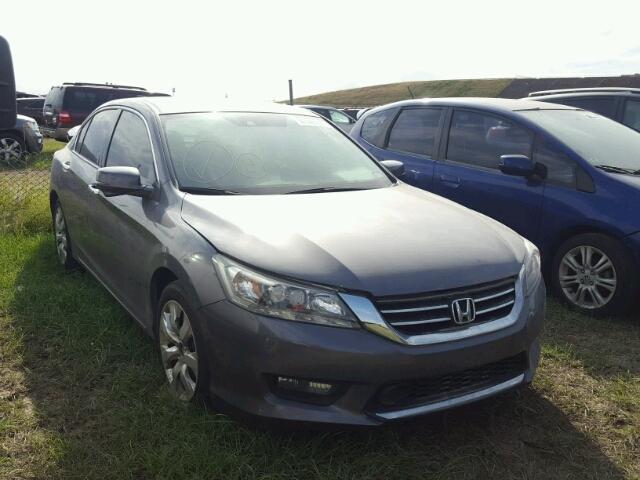 1HGCR3F98EA024477 - 2014 HONDA ACCORD TOU GRAY photo 1