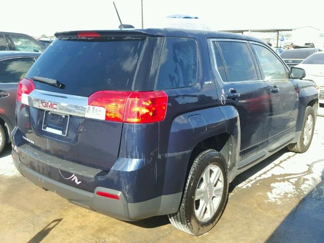 2GKALMEK3F6387032 - 2015 GMC TERRAIN SL BLUE photo 4