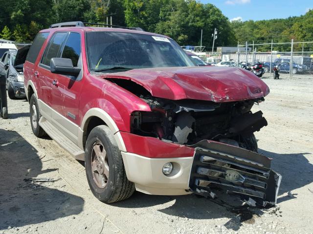 1FMFU18517LA16023 - 2007 FORD EXPEDITION RED photo 1