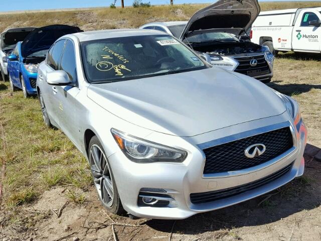 JN1BV7AP3FM331948 - 2015 INFINITI Q50 BASE SILVER photo 1