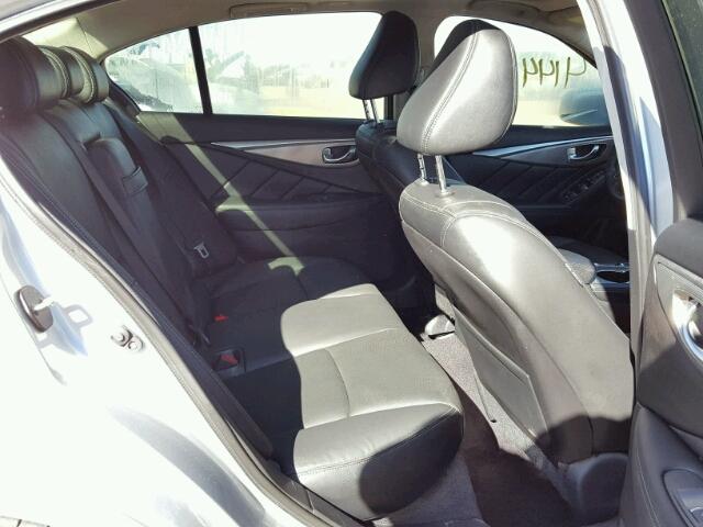 JN1BV7AP3FM331948 - 2015 INFINITI Q50 BASE SILVER photo 6