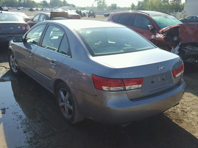 5NPEU46F07H183992 - 2007 HYUNDAI SONATA SE SILVER photo 3