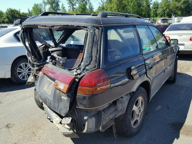 4S3BG6857W6614489 - 1998 SUBARU LEGACY 30T BLACK photo 4