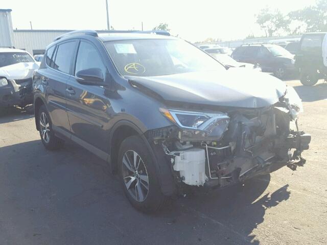 JTMRFREV4GD183596 - 2016 TOYOTA RAV4 XLE CHARCOAL photo 1