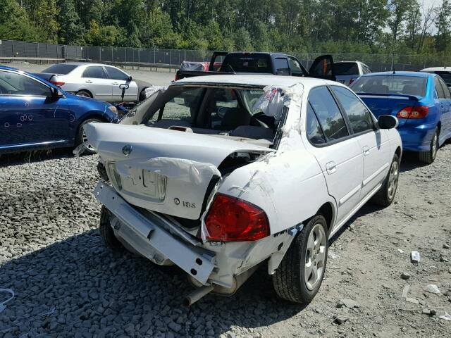 3N1CB51D14L889098 - 2004 NISSAN SENTRA 1.8 WHITE photo 4