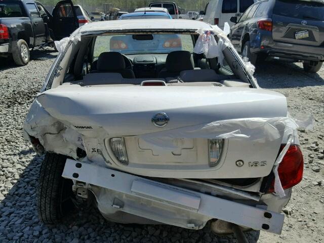 3N1CB51D14L889098 - 2004 NISSAN SENTRA 1.8 WHITE photo 9