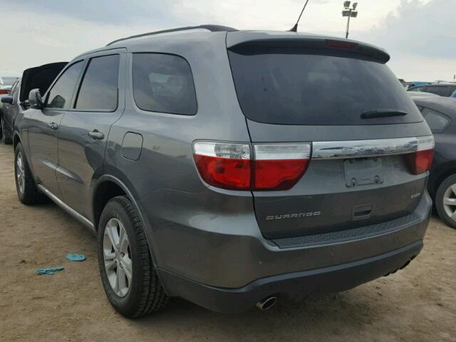 1D4SD4GT7BC711722 - 2011 DODGE DURANGO CR GRAY photo 3