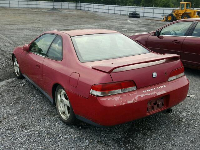 JHMBB6145WC002582 - 1998 HONDA PRELUDE RED photo 3