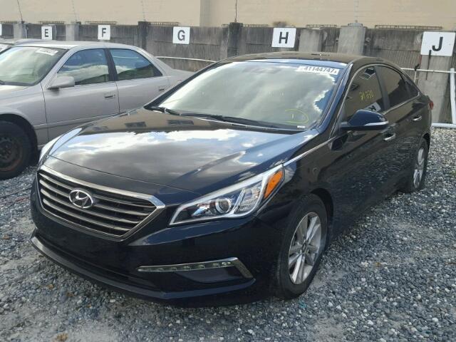 5NPE24AA7FH132652 - 2015 HYUNDAI SONATA ECO BLACK photo 2