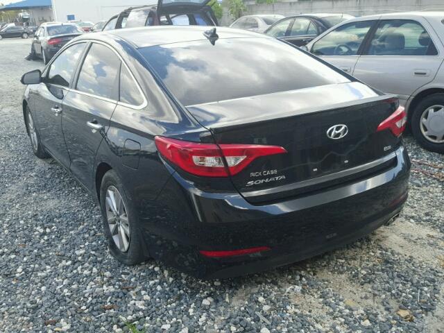 5NPE24AA7FH132652 - 2015 HYUNDAI SONATA ECO BLACK photo 3