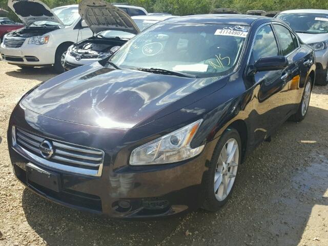 1N4AA5AP3DC834610 - 2013 NISSAN MAXIMA MAROON photo 2