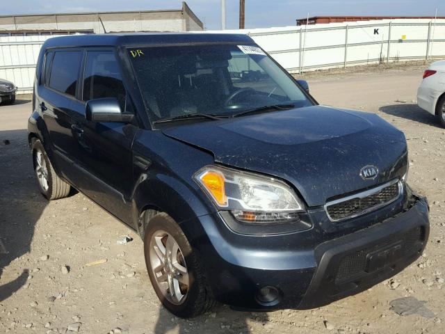 KNDJT2A24B7218072 - 2011 KIA SOUL + GRAY photo 1