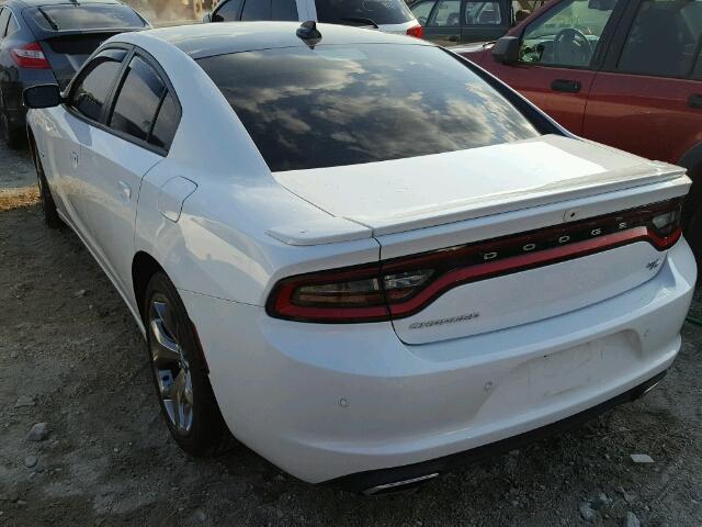 2C3CDXCT0GH104417 - 2016 DODGE CHARGER R/ WHITE photo 3