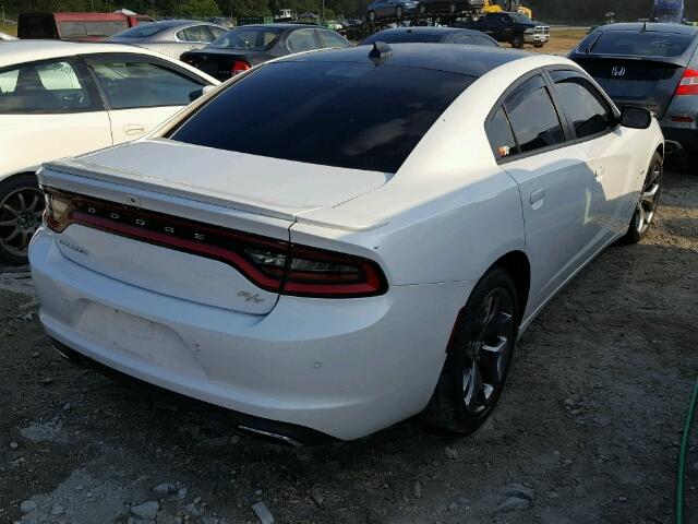 2C3CDXCT0GH104417 - 2016 DODGE CHARGER R/ WHITE photo 4