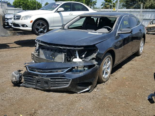 1G1ZB5ST7GF264113 - 2016 CHEVROLET MALIBU LS შავი ფოტო 2