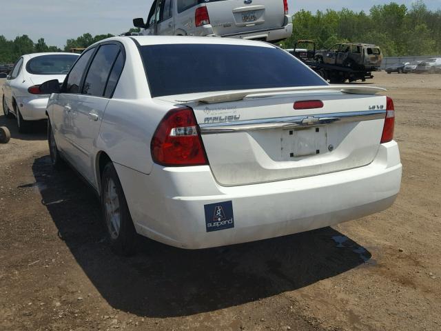 1G1ZT52815F259141 - 2005 CHEVROLET MALIBU LS WHITE photo 3