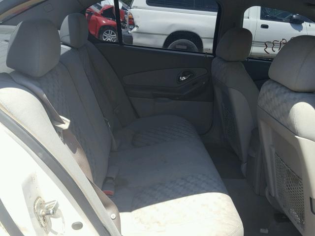 1G1ZT52815F259141 - 2005 CHEVROLET MALIBU LS WHITE photo 6