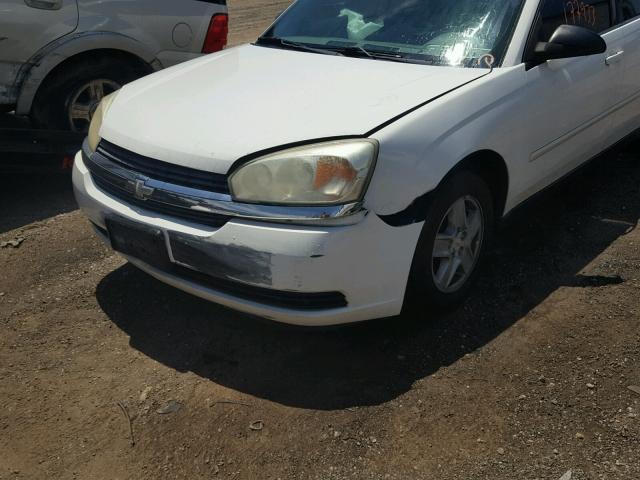 1G1ZT52815F259141 - 2005 CHEVROLET MALIBU LS WHITE photo 9