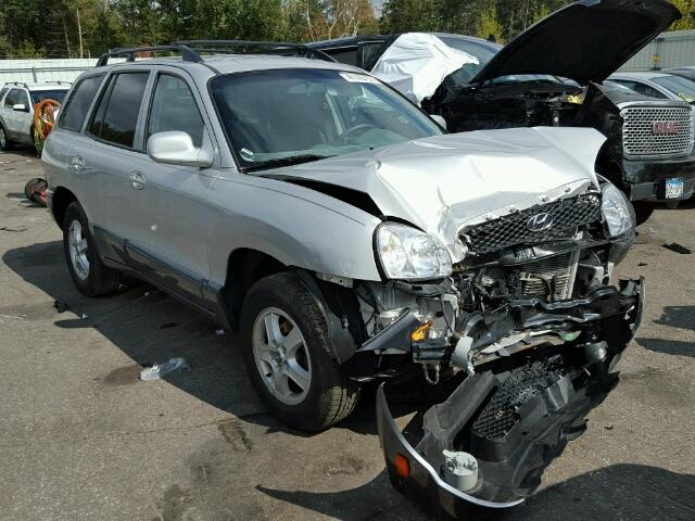 KM8SC13D13U506823 - 2003 HYUNDAI SANTA FE SILVER photo 1