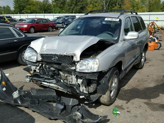 KM8SC13D13U506823 - 2003 HYUNDAI SANTA FE SILVER photo 2