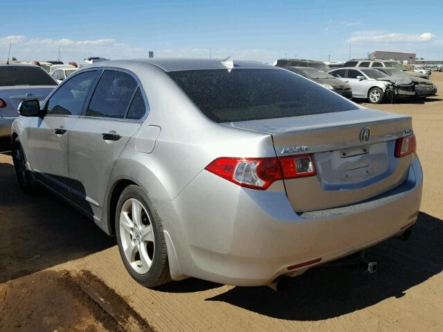 JH4CU26679C013119 - 2009 ACURA TSX SILVER photo 3