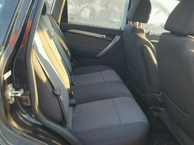 KL1TD66E59B641970 - 2009 CHEVROLET AVEO LS BLACK photo 6
