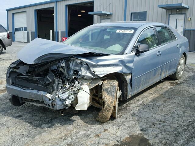 1G1ZG57B384262986 - 2008 CHEVROLET MALIBU LS ლურჯი ფოტო 2