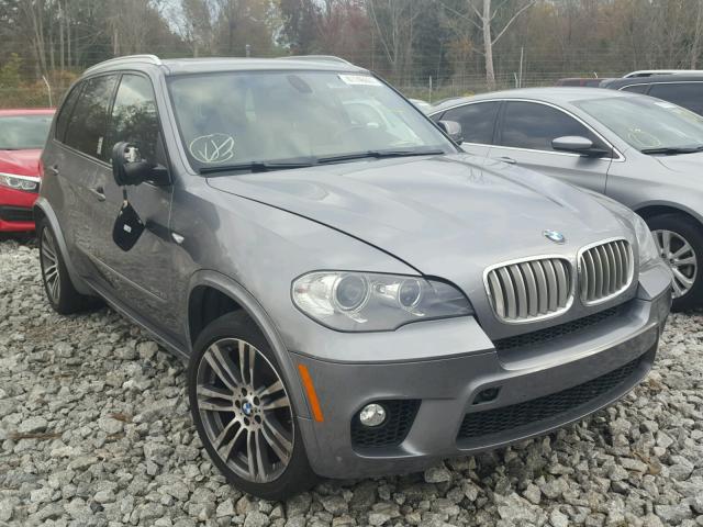 5UXZV8C58D0C16040 - 2013 BMW X5 GRAY photo 1