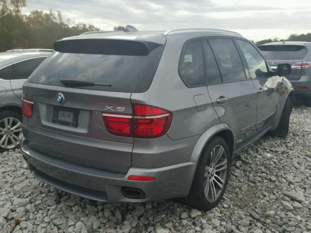 5UXZV8C58D0C16040 - 2013 BMW X5 GRAY photo 4