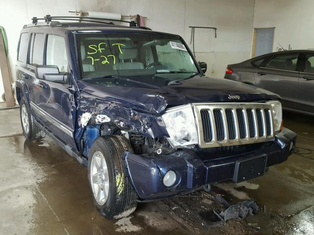 1J8HG58N46C169854 - 2006 JEEP COMMANDER BLUE photo 1