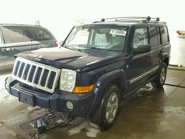 1J8HG58N46C169854 - 2006 JEEP COMMANDER BLUE photo 2