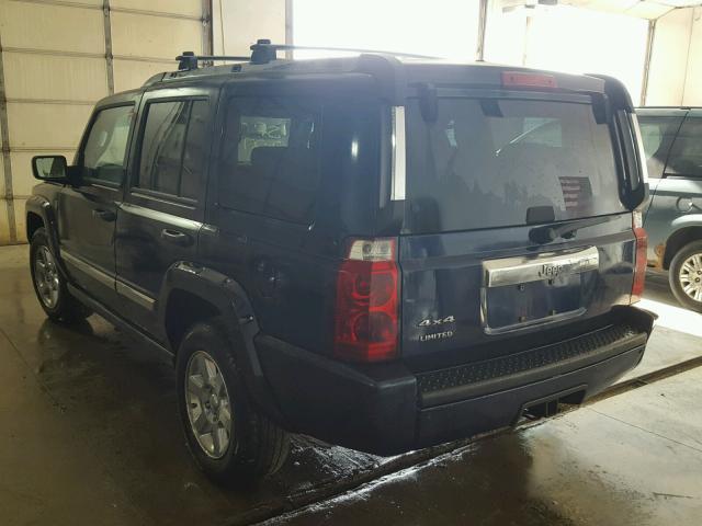 1J8HG58N46C169854 - 2006 JEEP COMMANDER BLUE photo 3