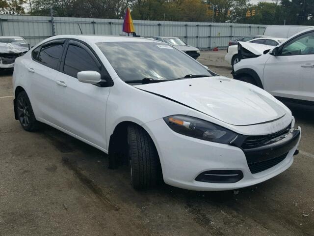 1C3CDFAAXGD571269 - 2016 DODGE DART SE WHITE photo 1